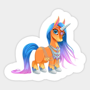 Baby unicorn for freedom and magic Sticker